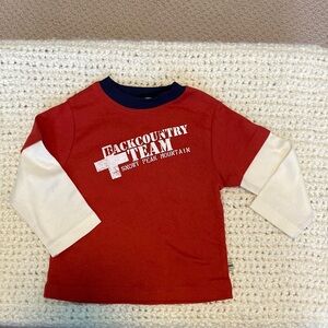 Boutique Babystyle 6-12 months Ski Long sleeve Toddler Baby Tee Shirt NEW NWT